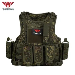 YAKEDA chaleco táctico Molle multifuncional – Bolsa de munición camuflaje
