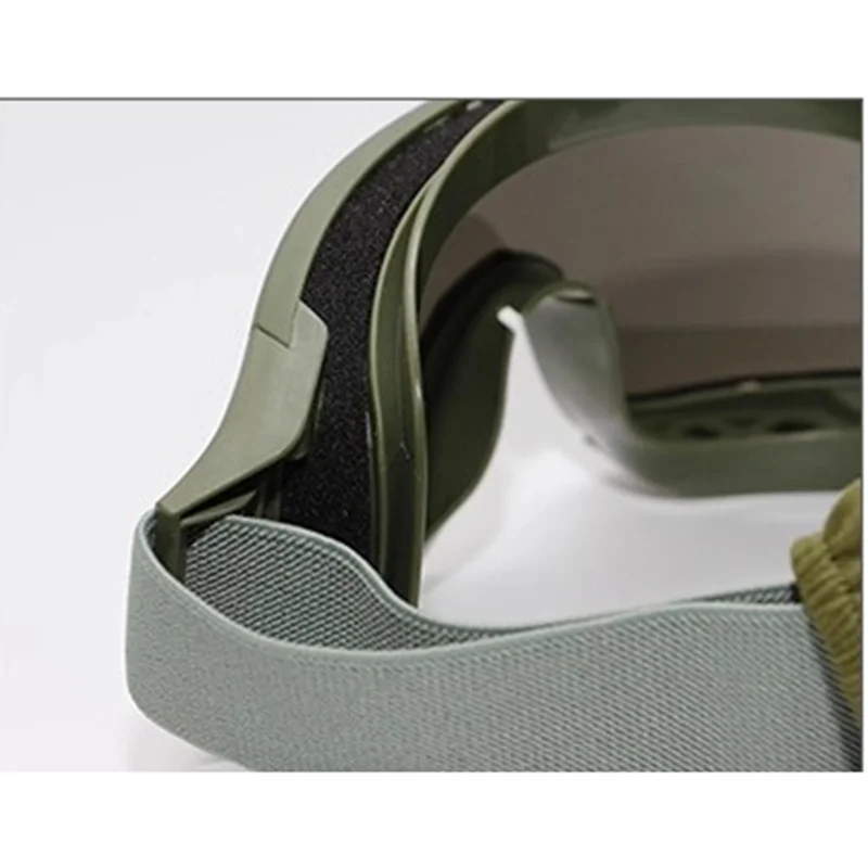 Casco táctico 6B47 ruso verde con gafas y lentes intercambiables - imagen 3