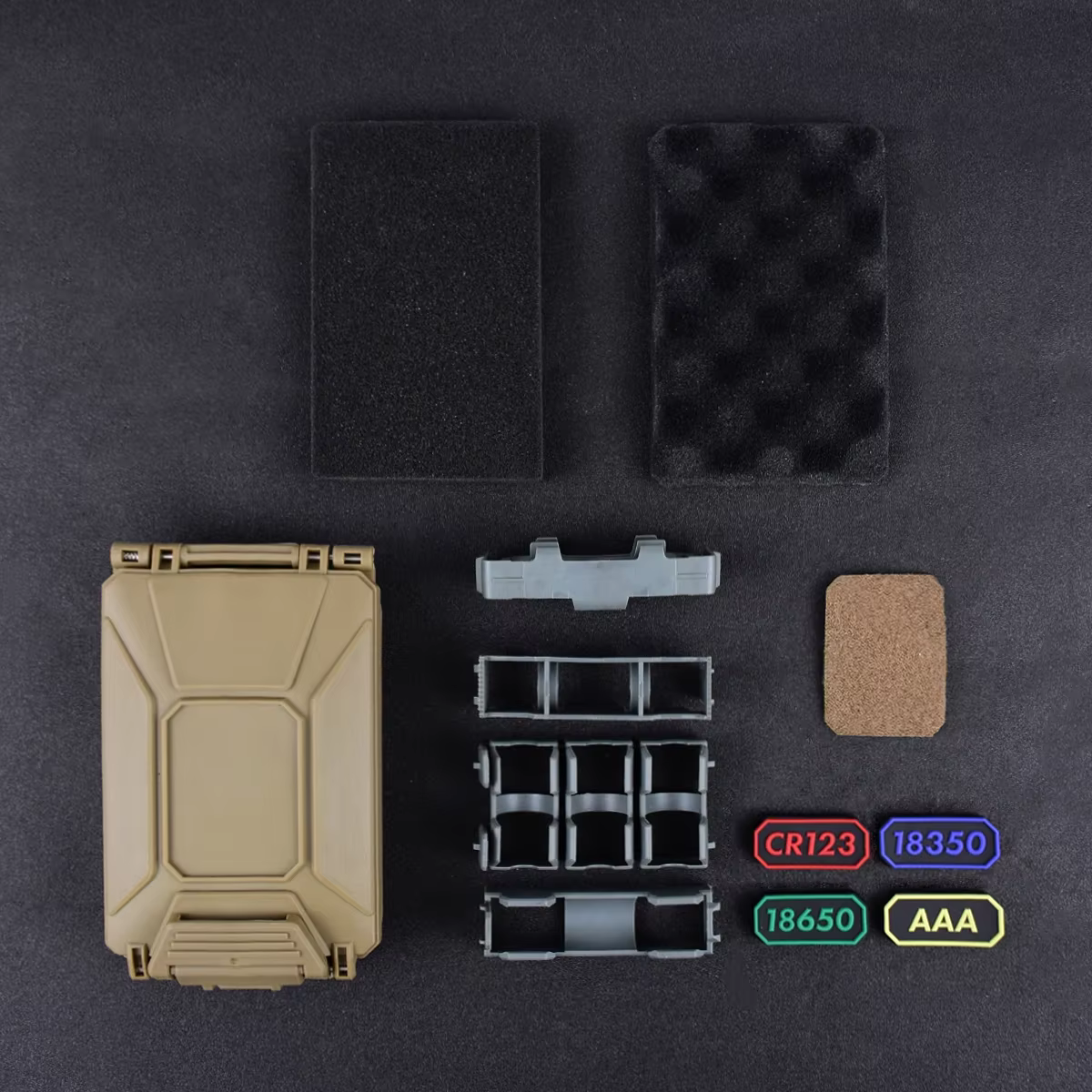 Estuche modular MOLLE para baterías recargables impermeable de nailon - imagen 5