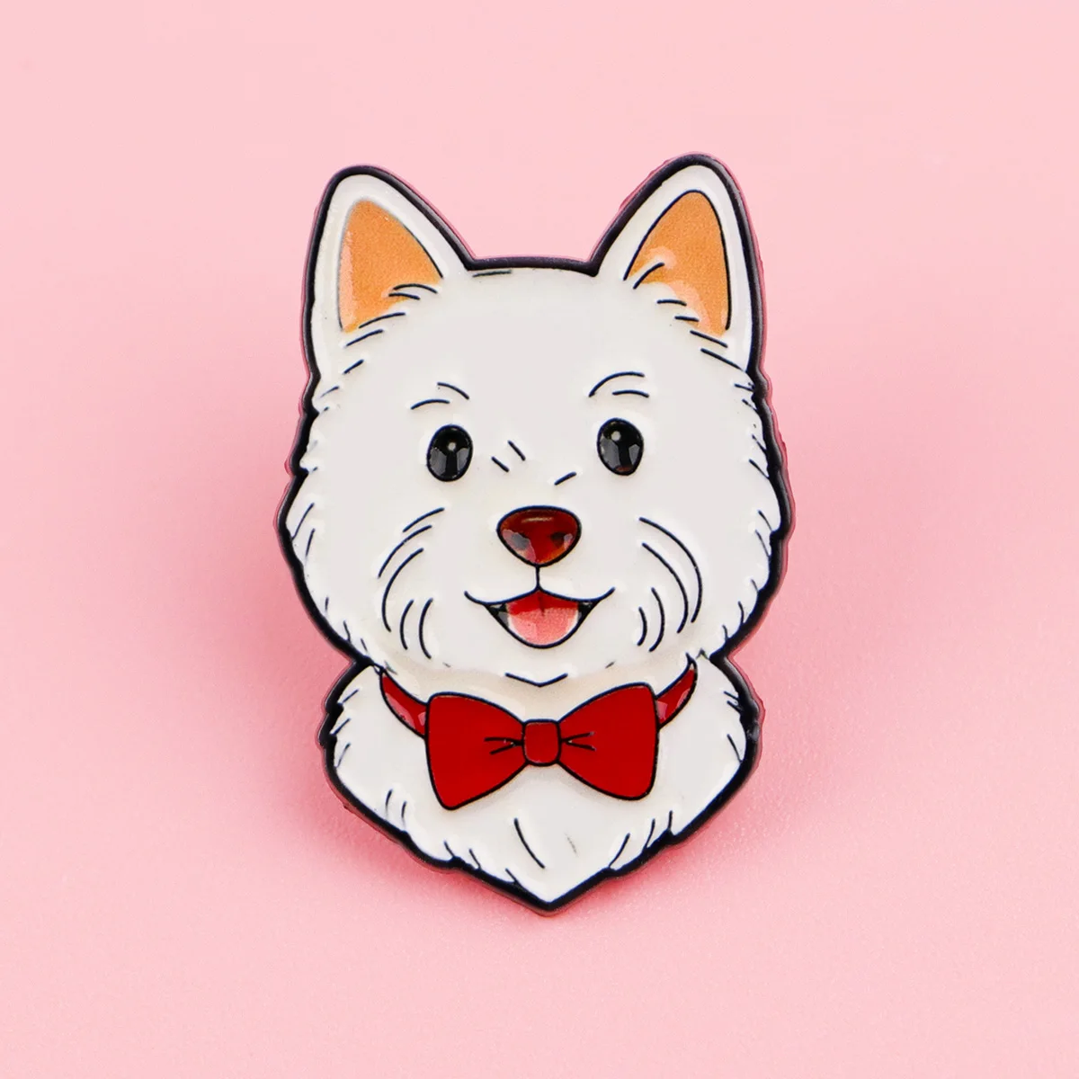 Broche de esmalte con diseño de perros lindos para chaquetas - imagen 4