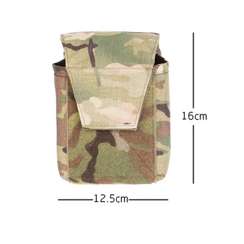 Bolsa táctica plegable en uso