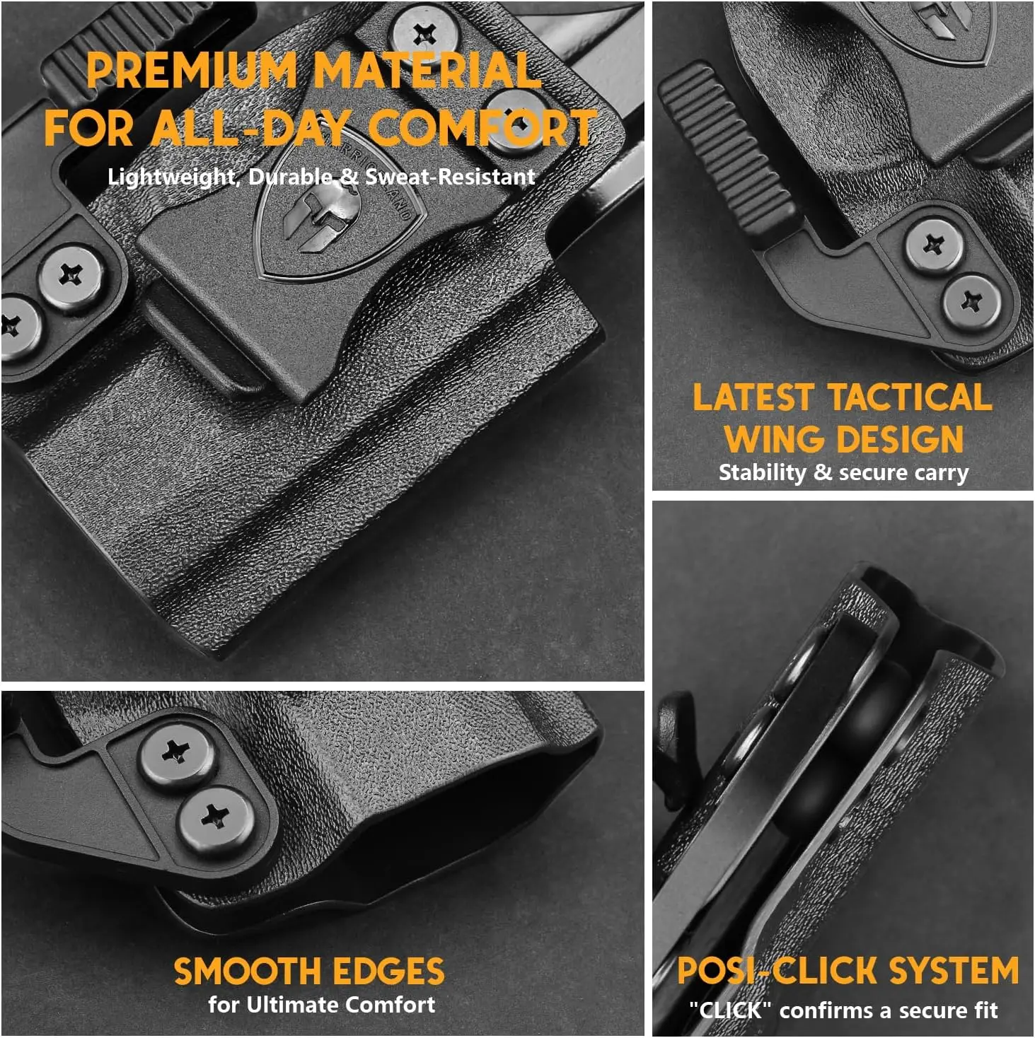 Funda IWB Kydex Sig P365 con garra y cinturilla interior derecha - imagen 4