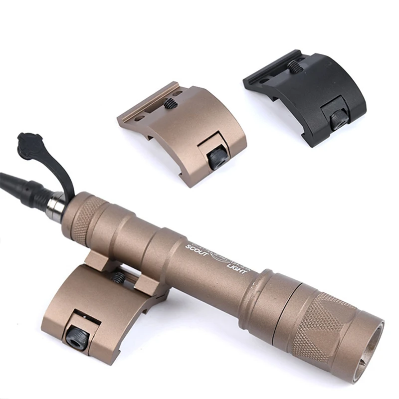 Wadsn linterna táctica con base de montaje Picatinny para pistola - imagen 2