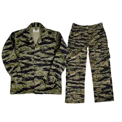 Chaqueta táctica tiger stripe estilo Vietnam vintage militar