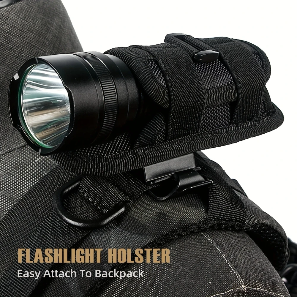 Funda táctica giratoria ajustable para linterna de cinturón - imagen 4