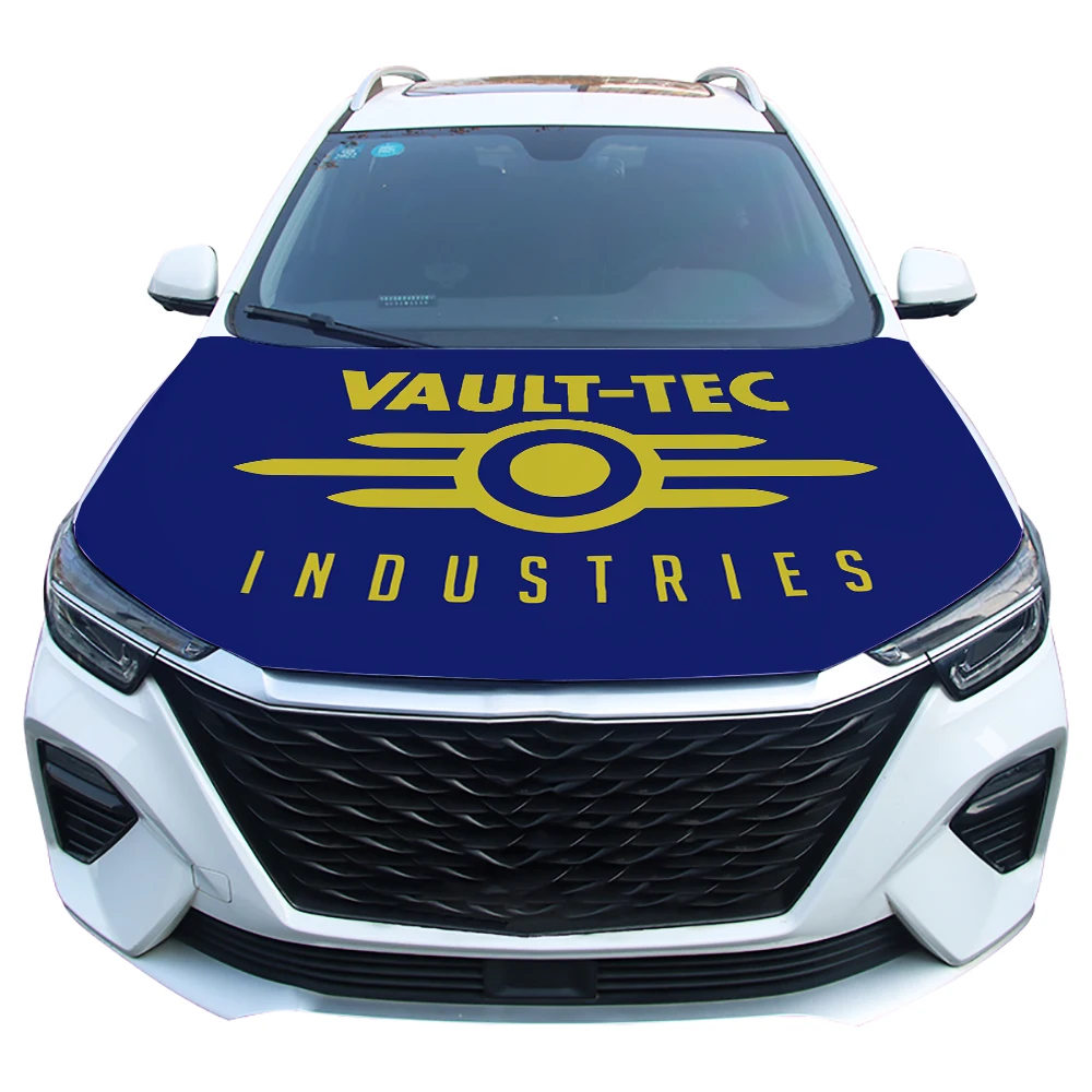 Vault Brotherhood Of Steel cubierta capó motor con bandera decoración - imagen 5