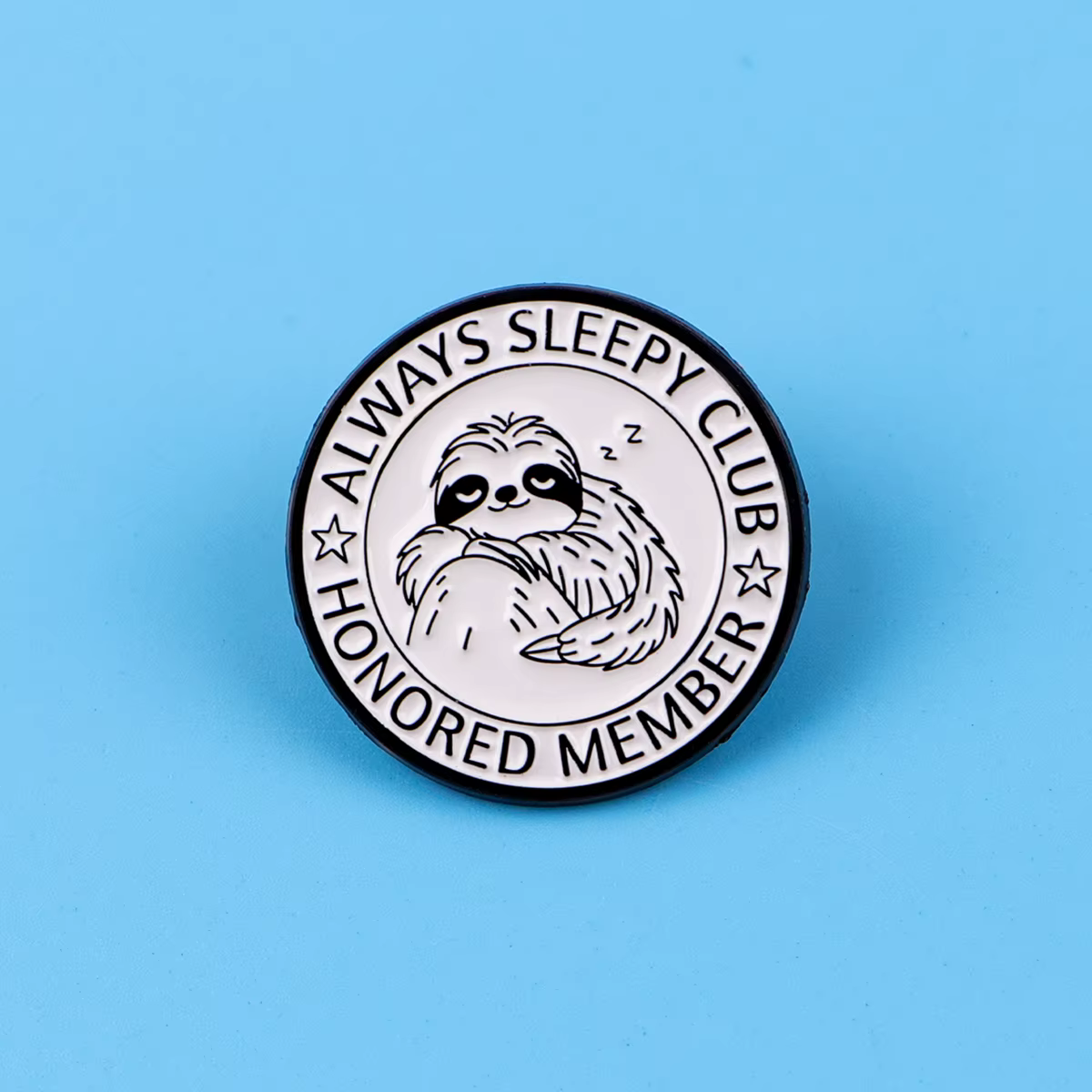 Vista del pin en estilo insignia