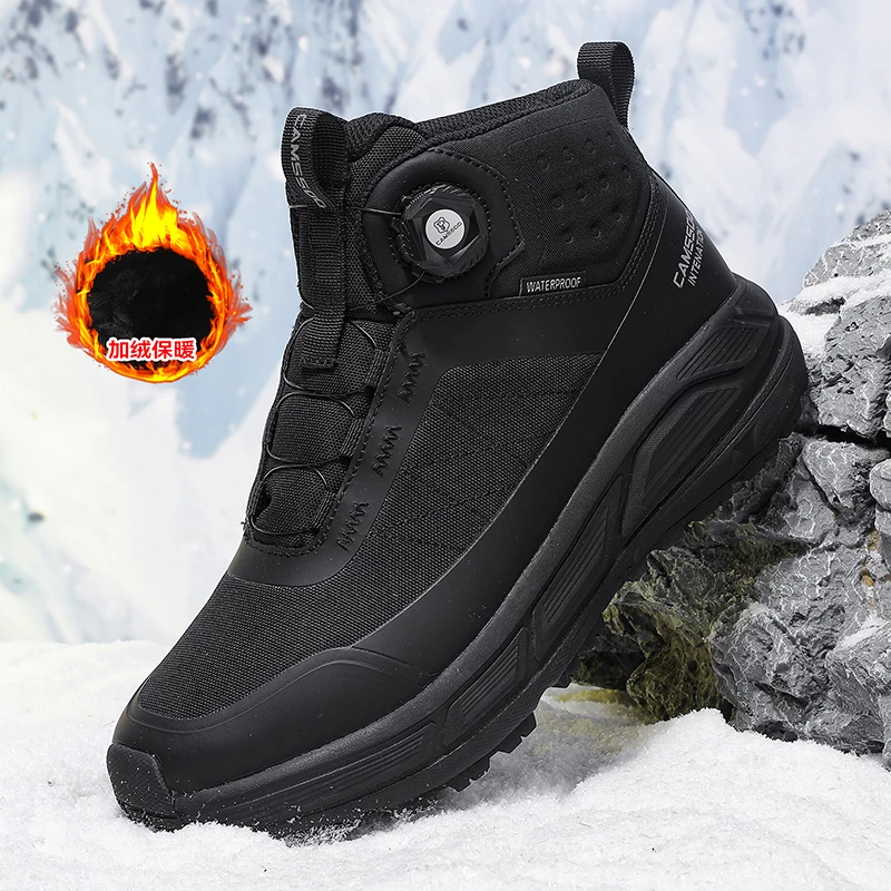 CAMSSOO Botas de senderismo y trekking impermeables para caza - imagen 2