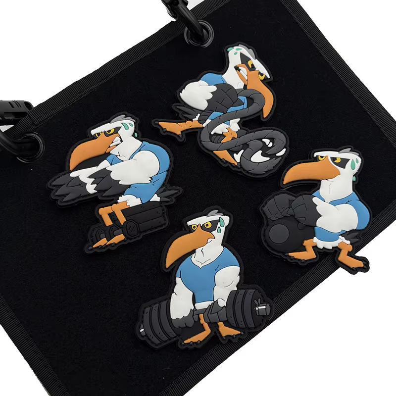 Parche táctico PVC con velcro noctilucente gaviota - imagen 5