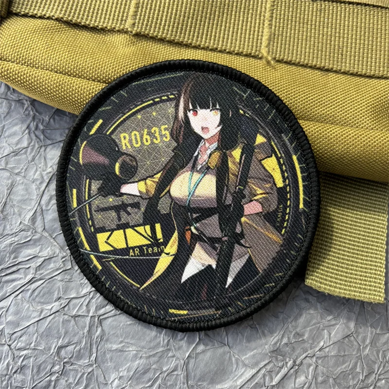 Parche táctico de velcro para mochila y brazalete – Diseño anime - imagen 3