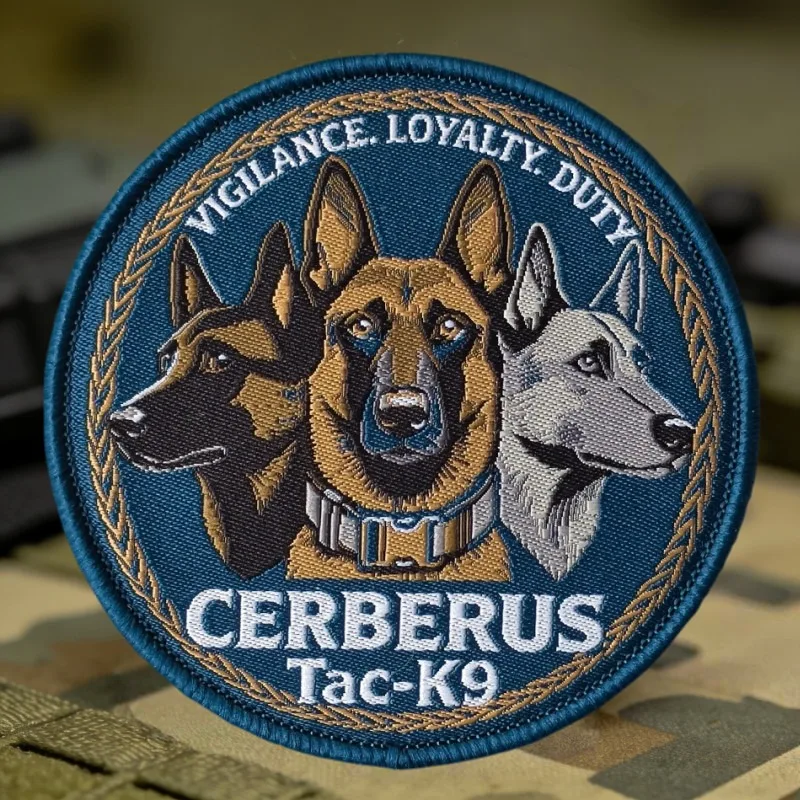 Tac-K9 Parches tácticos de perro – Moral con velcro para brazalete - imagen 4