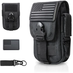 Funda táctica MOLLE para teléfono EDC con bloqueo de tarjetas