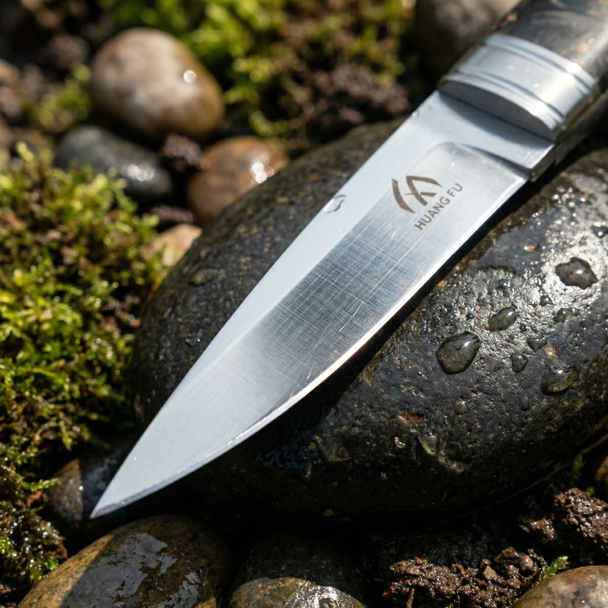 Cuchillo fijo para camping y supervivencia con funda - imagen 5