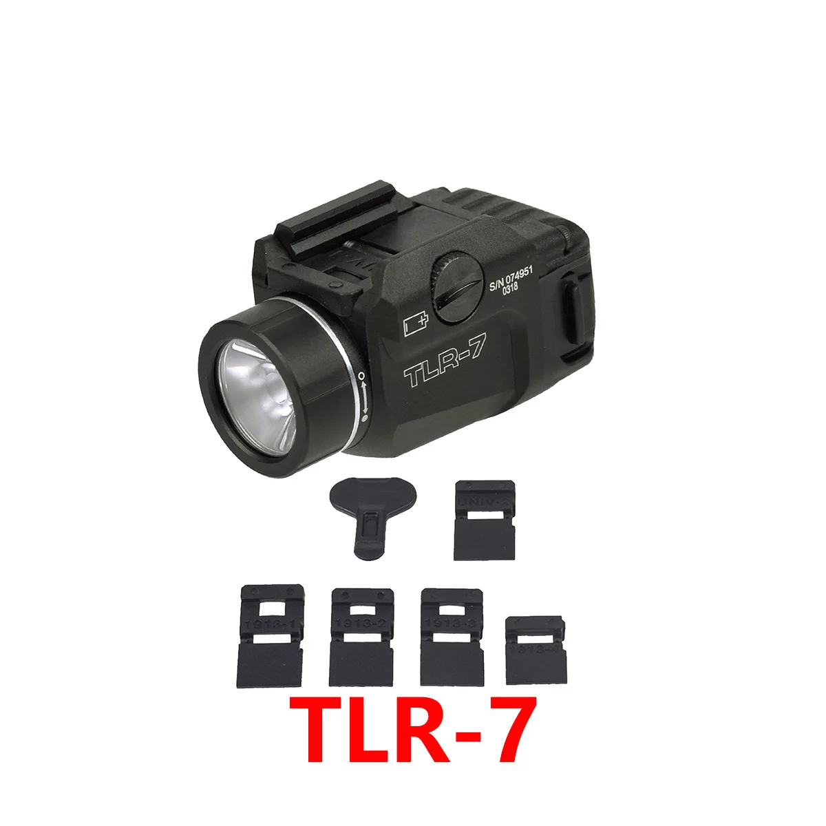 Linterna táctica para airsoft compatible con Glock 17 y X300 - imagen 4