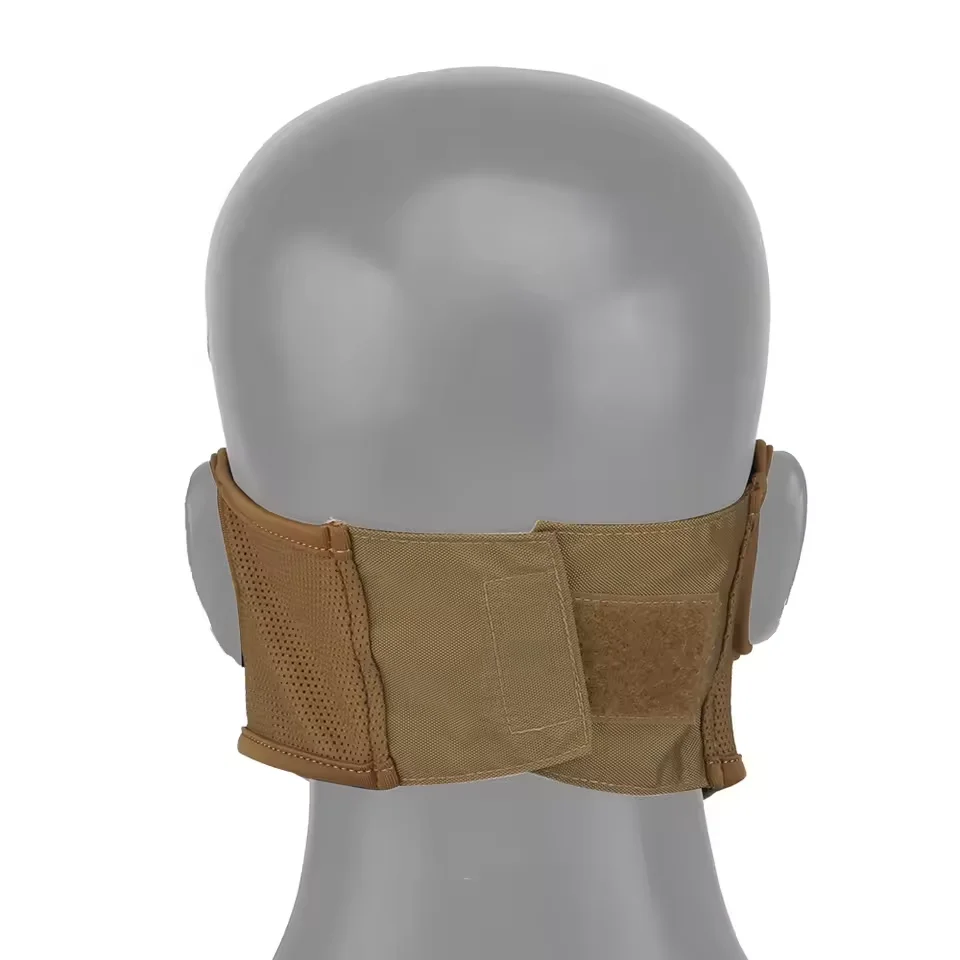 Balaclava táctica transpirable de media cara tipo bandana para airsoft - imagen 3