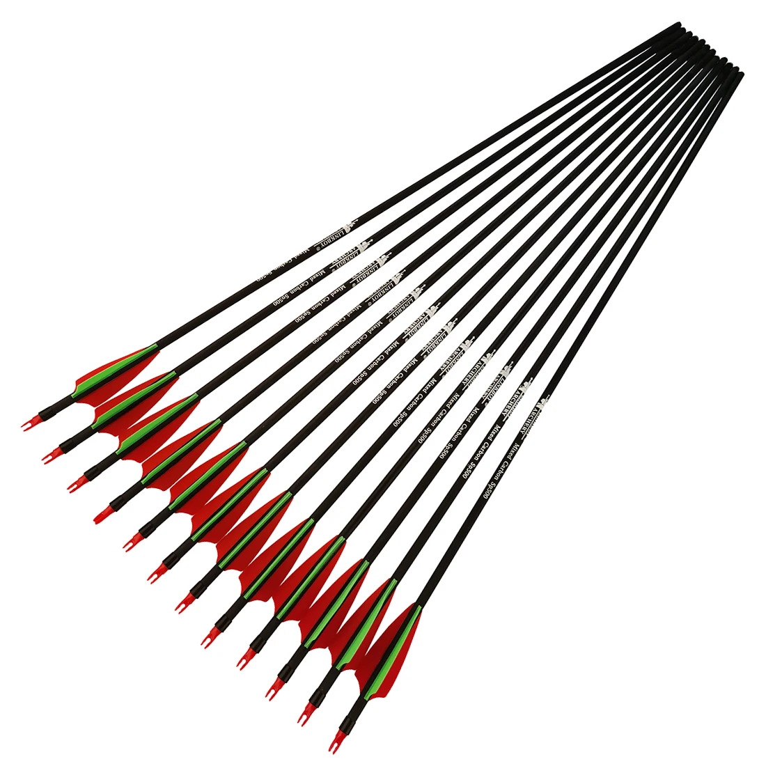 Flecha carbono para arco recurvo y compuesto – Caza entrenamiento - imagen 4