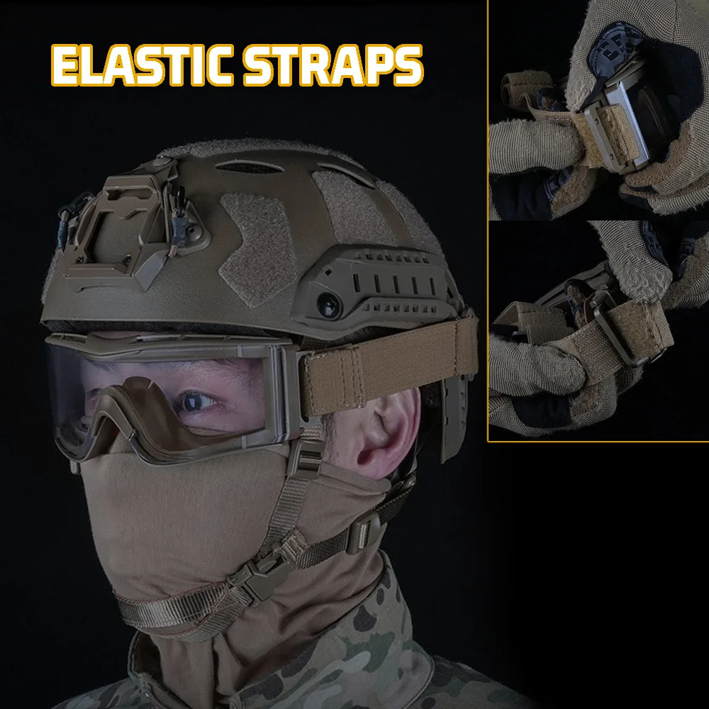 Gafas Airsoft tácticas antivaho y resistentes a impactos