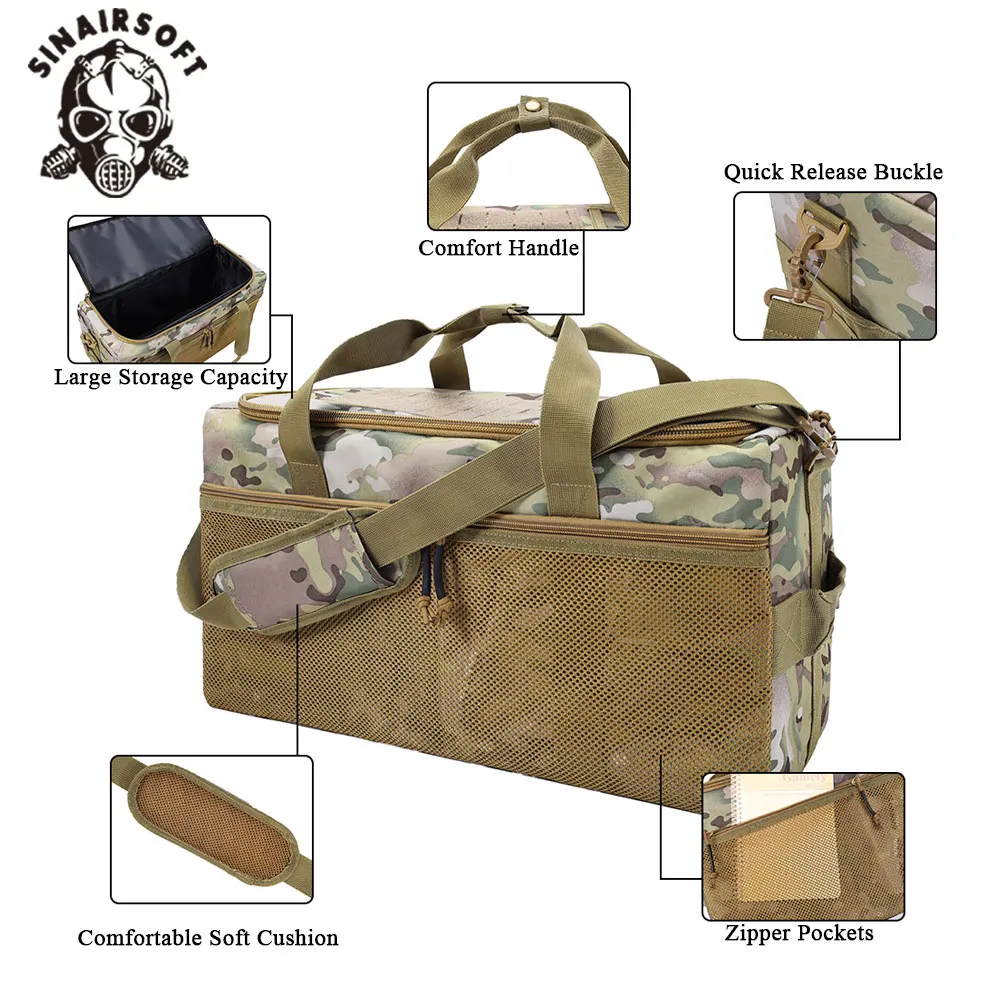 Mochila táctica plegable Molle impermeable para exterior y senderismo - imagen 4