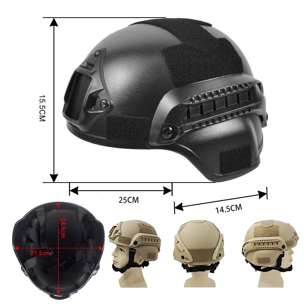 SureFire Linterna táctica para casco FAST con riel lateral y botón - imagen 3