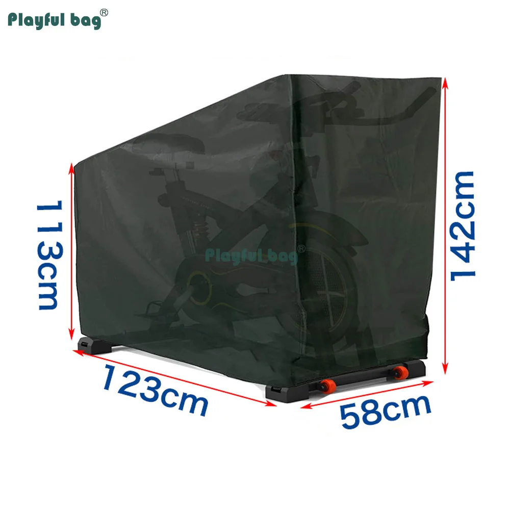 Funda impermeable bicicleta spinning Oxford 210D, antipolvo y lluvia - imagen 3
