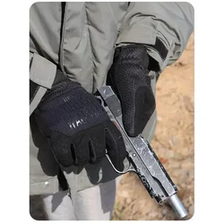 Guantes tácticos pantalla táctil antideslizantes dedos completos moto