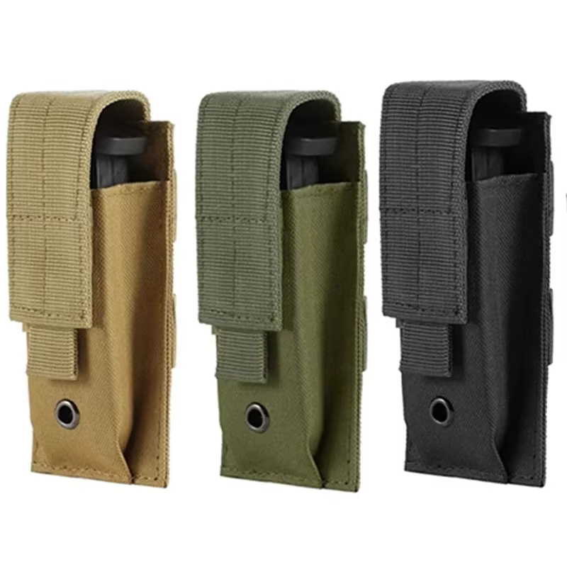 Bolsa táctica MOLLE caza – Portamagazine 9mm y funda spray - imagen 4