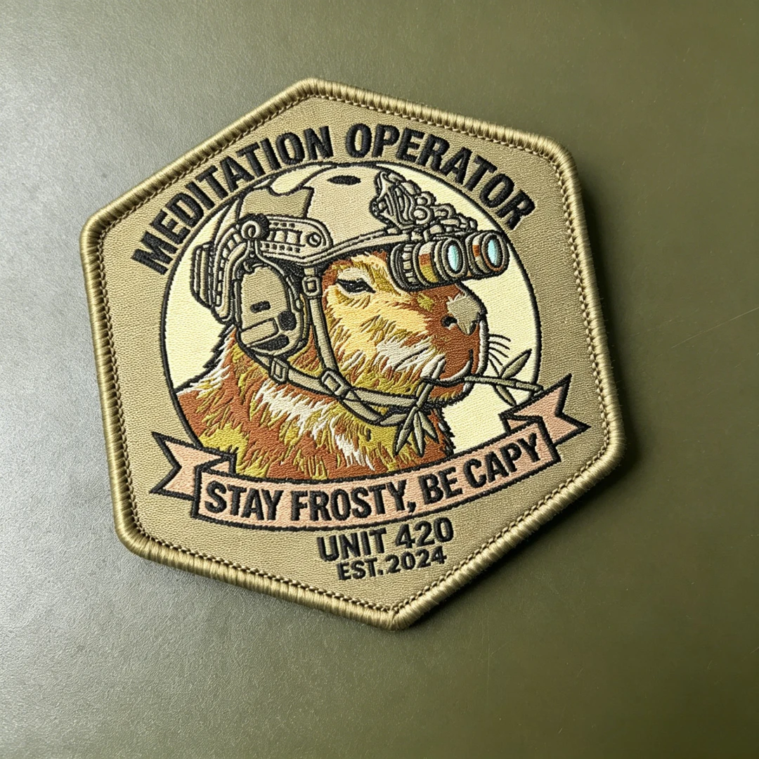 Parche táctico operador animales – gancho y bucle para mochila - imagen 3