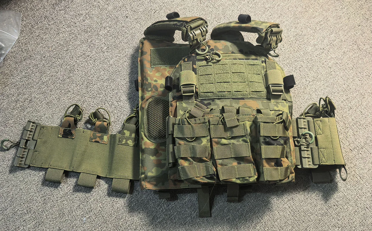 Chaleco táctico caza MOLLE impermeable liberación rápida con kit médico - imagen 5