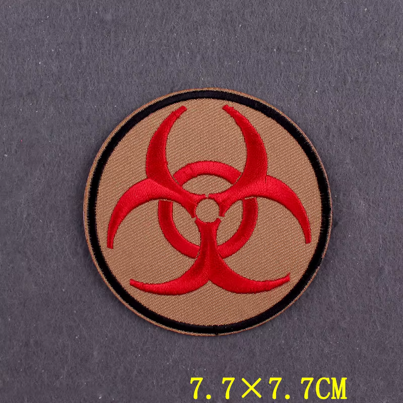 Parche bordado símbolo nuclear Chernobyl estilo Stalker táctico - imagen 2