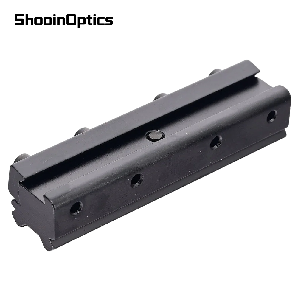 Adaptador óptico de aluminio Picatinny para cola de milano - imagen 5