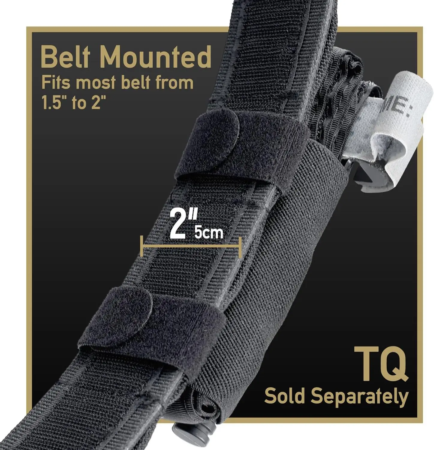 Torniquete elástico con funda protectora para equipamiento táctico - imagen 3