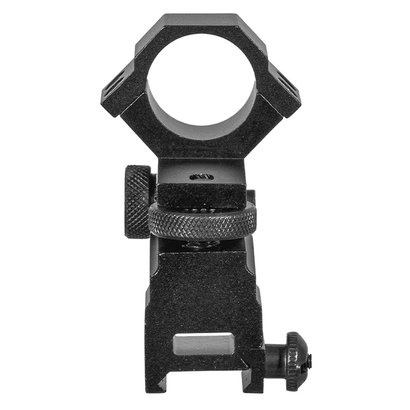 Soporte Picatinny con anillos 1 pulgada – Montaje alto para mira táctica y linterna - imagen 4