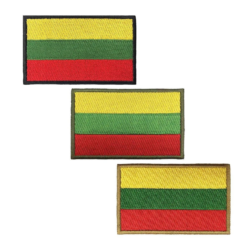 Parche bordado con la bandera de Austria con sistema de sujeción