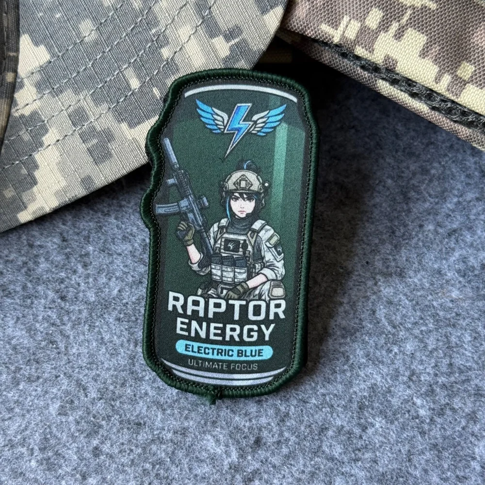 Parche militar gancho y bucle moral chica para ropa o mochila - imagen 5