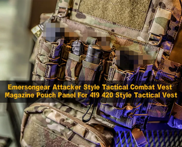 Panel de ataque táctico Emersongear EM9335 en uso