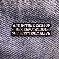 Pin esmaltado de metal frase divertida para solapa o mochila
