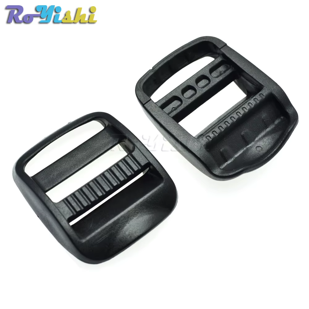 Hebilla regulable negra para correas de mochila táctica - imagen 5