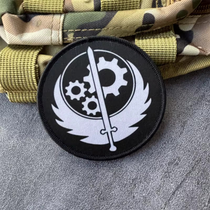 Detalle del estampado y el diseño chevron