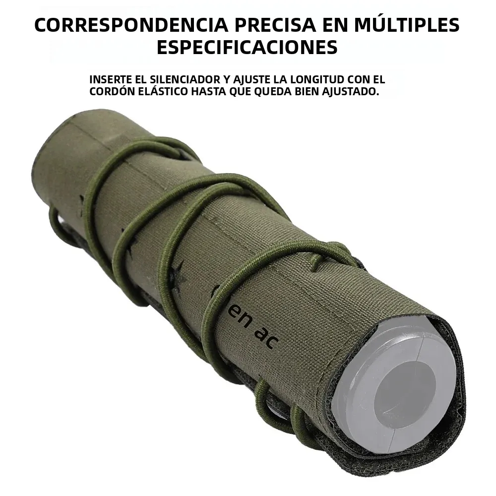 Funda táctica de nailon para silenciador – protección en tiro - imagen 2