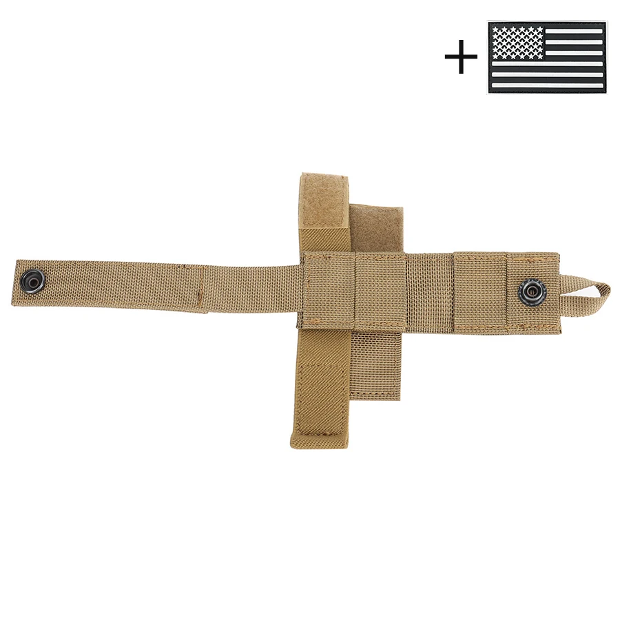 Bolsa MOLLE táctica para antena de walkie talkie con velcro portátil - imagen 4