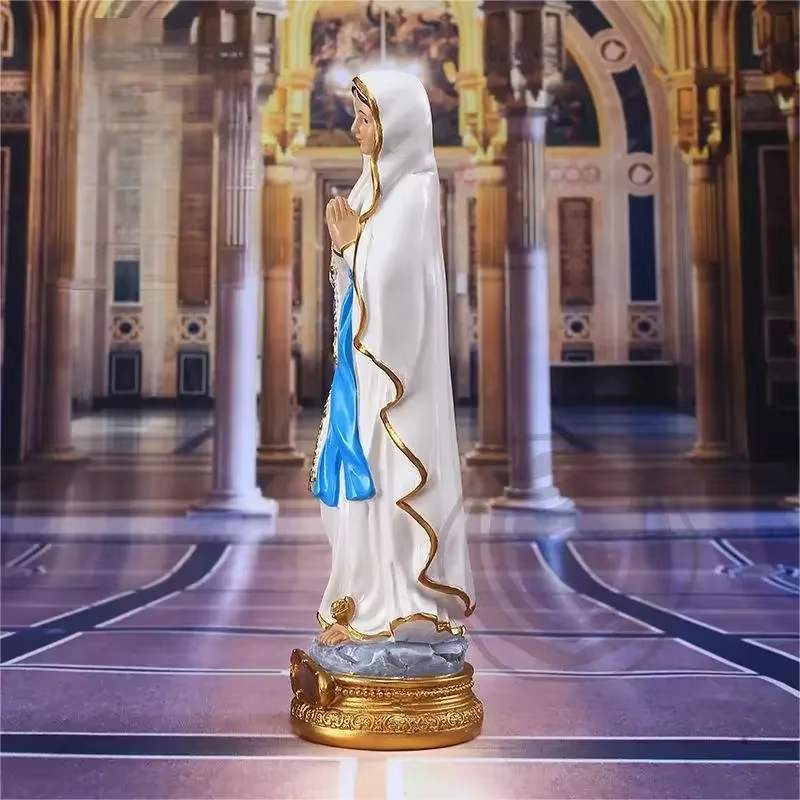 Estatua religiosa de resina de la Virgen María para decoración - imagen 3
