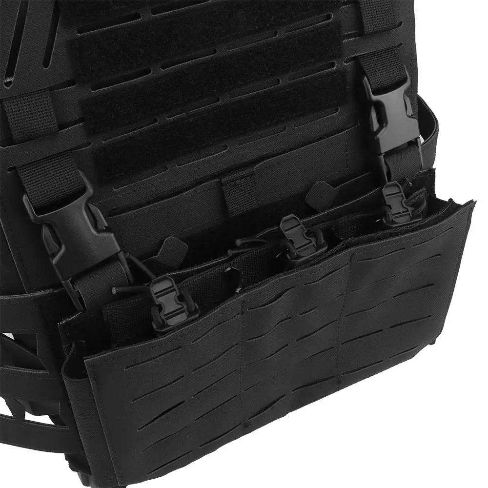 Chaleco Portaplacas POSEIDON DEFENSE LG3V2 táctico con bolsas MOLLE - imagen 3