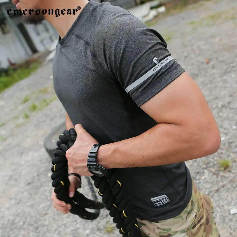 Camiseta táctica transpirable de secado rápido para entrenamiento - imagen 3