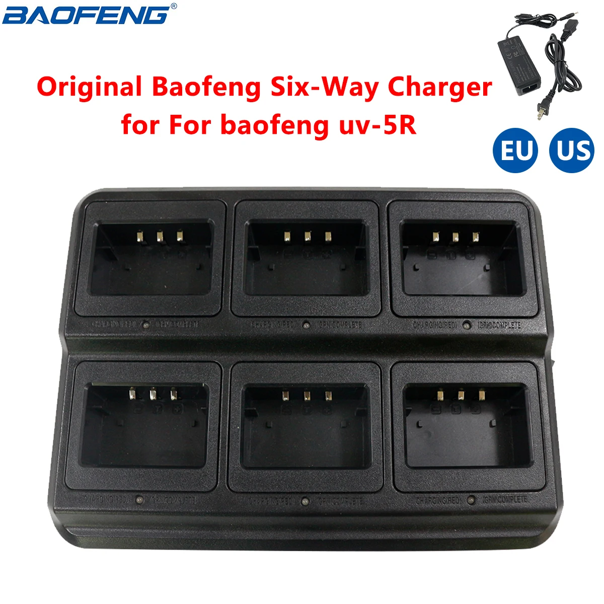 Baofeng UV-5R cargador multibahía para radios de mano - imagen 5