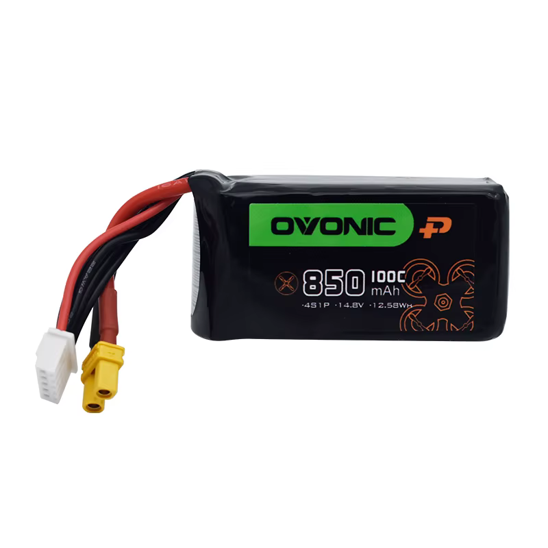 Batería LiPo 4S 850mAh 100C 14,8V para Dron FPV – pack de 3 - imagen 4