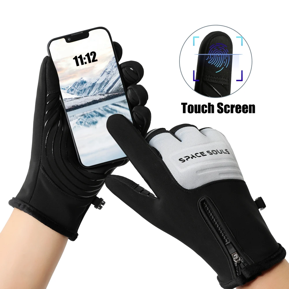 Guantes tácticos de invierno con pantalla táctil antiviento - imagen 5