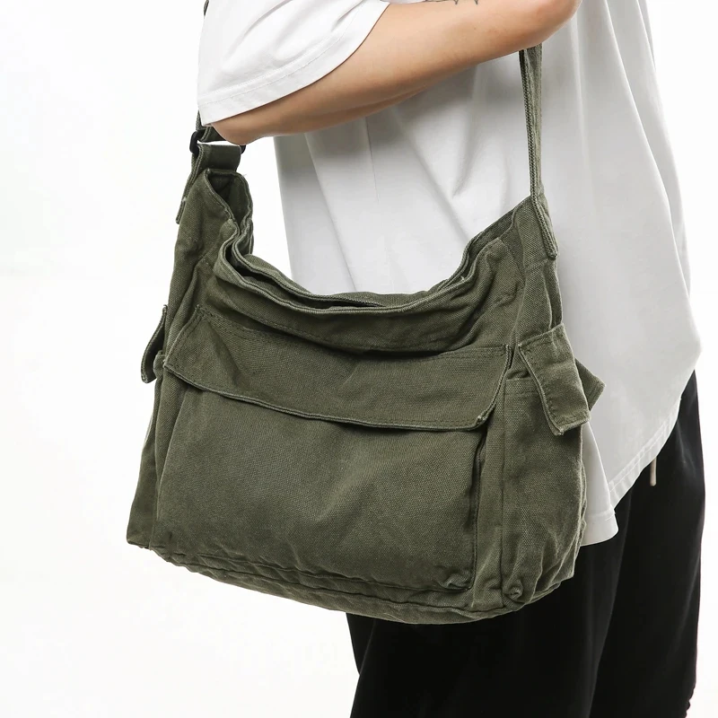 Bolso táctico de hombro lona lavada para herramientas de caza