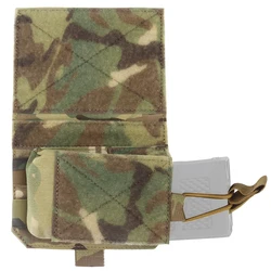 Bolsa táctica horizontal para cargador de rifle y portaplacas