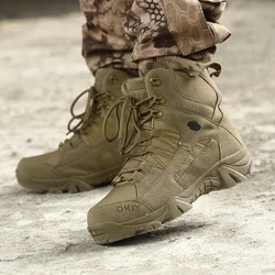 Botas tácticas desierto hombre para fuerzas especiales y senderismo
