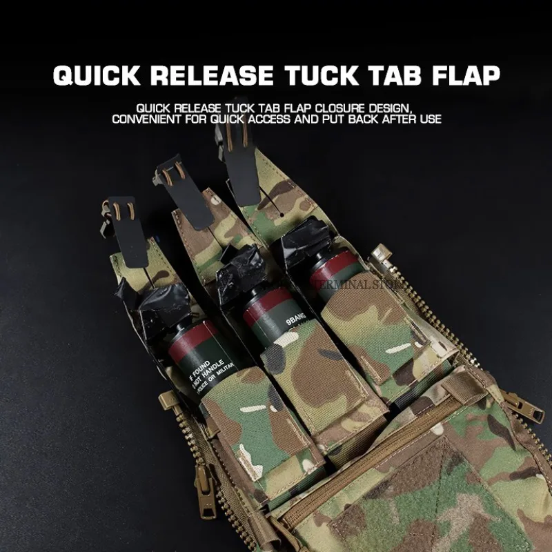 Assault Adapt Banger bolsa porta placa táctica trasera con cremallera - imagen 4